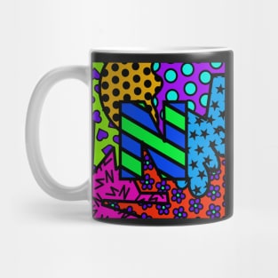 Alphabet Series - Letter N - Bright and Bold Initial Letters Mug